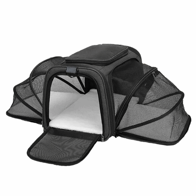 Sac de transport respirant et extensible pour chat - universmiaou