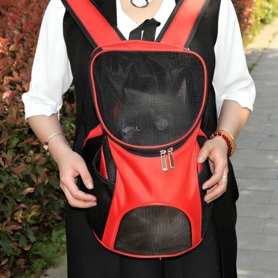 Sac de transport ventral pour chat - universmiaou