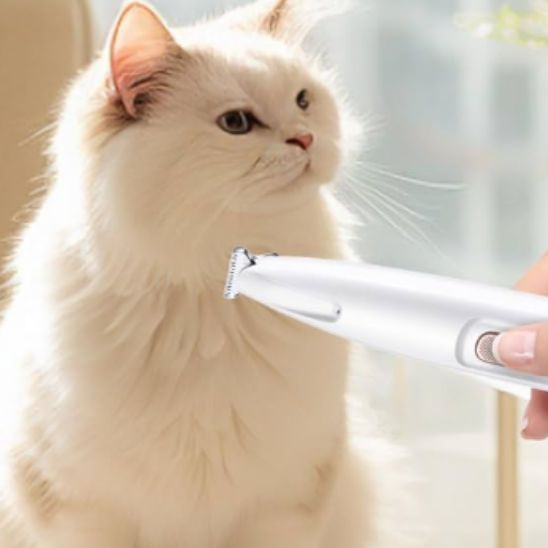Tondeuse de précision rechargeable et silencieuse pour chat - universmiaou